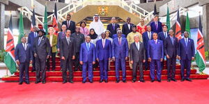 Heads of State and dignitaries at the Africa Climate Summit 2023