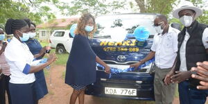 Acting Chief Officer, Health and Sanitation Eunice Fwaya when commissioning the hearse on November 6, 2020.