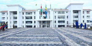 A photo of the office of Homa Bay Governor Gladys Wanga 