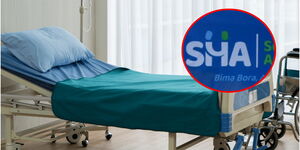 An image of a hospital bed