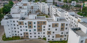 Affordable houses constructed in Mombasa County.
