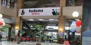 An image taken outside Huduma Centre offices