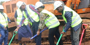 HS, Ministry of Lands officials launch Muzi Salama in Limuru on June 17, 2024.