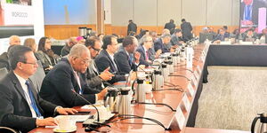 Treasury Principal Secretary Chris Kiptoo attending the IMF-World Bank annual meeting in Washington DC, the US on October 22, 2024
