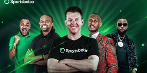 A poster of leading crypto sportsbook Sportsbet.io ambassadors.