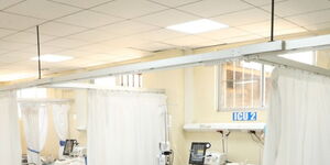 Inside an ICU ward at a hospital in Kisii County