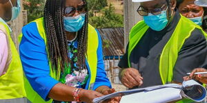 Mama Odinga Doing Inspection of Ksh300 million Facility 