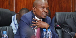 Interior Cabinet Secretary Kithure Kindiki appearing before a Parliamentary Committee on Tuesday June 20, 2023