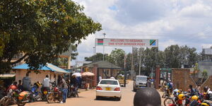 The Isebania border crossing located between Kenya and Tanzania.