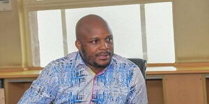 Langata MP Felix Odiwor in a meeting with the Cabinet Secretary of Education  EzekielMachogu discussing constituencies strategic plans on Tuesday, February 17.