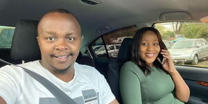 Former K24 TV journalists Joab Mwaura and Nancy Onyancha