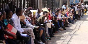 Job seekers in Kenya