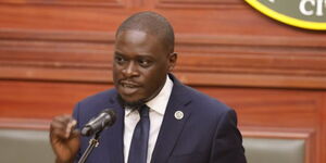 Nairobi Governor speaking during a meeting with Geordin Hill-Lewis, The Executive Mayor of Cape Town on May 23, 2023.