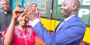 Death row convict Joseph Njenga (right) weds his longtime lover after spending 17 years at Embu Main prison.
