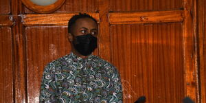 Joseph Irungu alias Jowie during court proceedings on February 9, 2024. 