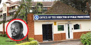 A photo of the ODPP, with the accused encircled