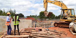 inspection of the construction of Ruiru-Juja-Githurai water supply