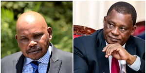 Makau Mutua and Justin Muturi