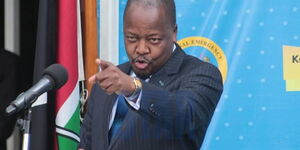 Health Cabinet Secretary Mutahi Kagwe.