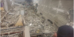 Kahawa West collapsed building