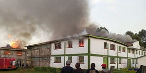 Dormitories at Kakamega High School razed down on Saturday, November 6.