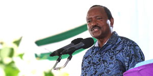 Kalonzo Musyoka at the burial of Hon. Joseph Konzollo Munyao