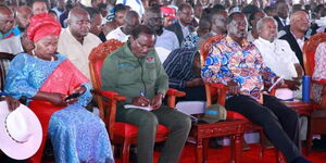 Kalonzo at Yatta Farm