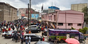 Kamukunji Police Station borders the popular market in Kamukunji area, in Nairobi.