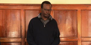 Kevin Adam Kinyanjui Kangethe appears at the Milimani Law Courts in Nairobi, Kenya, on Jan. 31, 2024. 