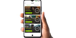 A screenshot of the ‘Salary Advance’ tab on the New KCB Mobile App, October 2025.