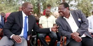 From left to right: President William Ruto, ANC chair Kelvin Lunani and Prime CS Musalia Mudavadi.