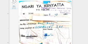 The receipt shared on Kenyan List on Friday, November 19, 2021