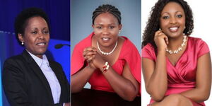 From left: Media owners Rose Kimotho, Kawira Mwangaza and Carole Mandi