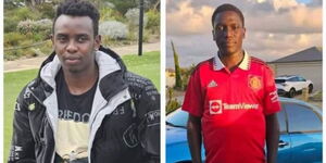 A collage photo of 2 Kenyan Students who died in an accident  in Australia on January 21