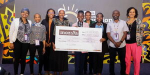 Six Kenyan innovators awarded by Mozilla, global tech company, in collaboration with Nairobi County on Tuesday June 27, 2023