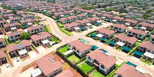 Aerial view of Eden Ville Estate project off Kiambu Road.