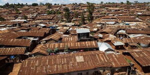 Photo of Kibera slums in Nairobi