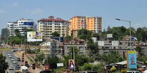An aerial view of Kileleshwa Estate in Nairobi.