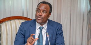 NCPB Managing Director Joseph Kimote on January 2023