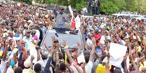 Kindiki campaigning in Mbeere