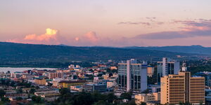 An aerial view of Kisumu 