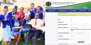 KMTC students and HELB portal