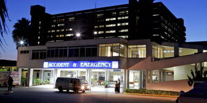 Kenyatta National Hospital emerfency wing entrance