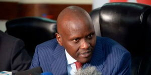 KPC Managing Director Joe Sang during a press briefing 