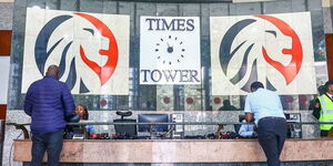 Customers being attended to at KRA's offices