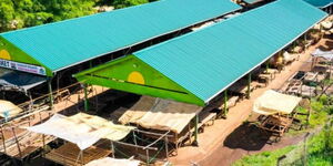 Newly constructed Kutus Market In Kirinyaga County