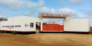 The new Kenya Red Cross Society Rehabilitation Center in Hindi, Lamu.