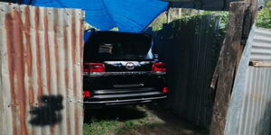 A stolen Toyota Land Cruiser V8 that was recovered by police officers in May 2019 