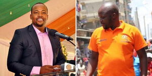 A side-by-side image of Lang'ata MP Nixon Korir (left) and Felix Odiwuor alias Jalang'o.