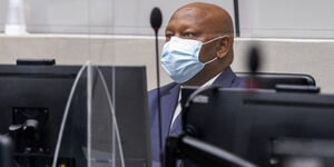 Lawyer Paul Gicheru at the International Criminal Court (ICC) in The Hague, The Netherlands